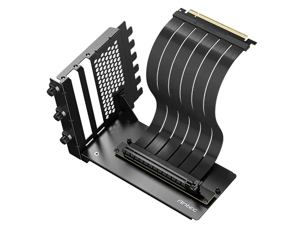 Antec 200mm RTX50 PCI-E 5.0 Riser Cable Vertical Bracket Kit - Black