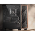Antec Flux ATX Black Premium Walnut Trim 5x PWM Performance Fans. Ultra Cooling Design ARGB Controller Mid Tower Case