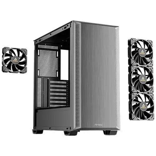 Antec P7 S 478 x 222 465 mm ATX/M-ATX/ITX Steel + Plastic USB-C 3.2 4×120mm PWM fans 360mm radiator GPU 405mm PSU 270mm