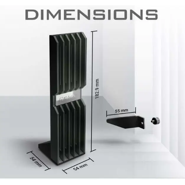 Antec RGB GPU Support Bracket Graphics Card Holder Addressable 5V 3PIN Connector. Black