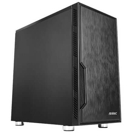 Antec VSK10 mATX Case. 2x USB 3.0 Thermally Advanced Builder's Case. 1x 120mm Fan preinstalled. GPU 350mm, PSU & CPU 160mm, Two Years Wty