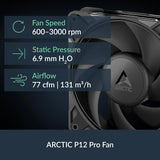 ARCTIC Liquid Freezer III Pro 360 - AIO CPU Cooler 3 x 120 mm Water Cooling 38 Radiator PWM Pump VRM Fan AMD AM5/AM4