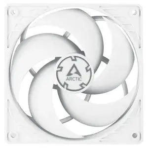 ARCTIC P12 Max PWM Fan White 120mm 200–3300rpm 4-pin Connector Fluid Dynamic Bearing Optimised for Static Pressure