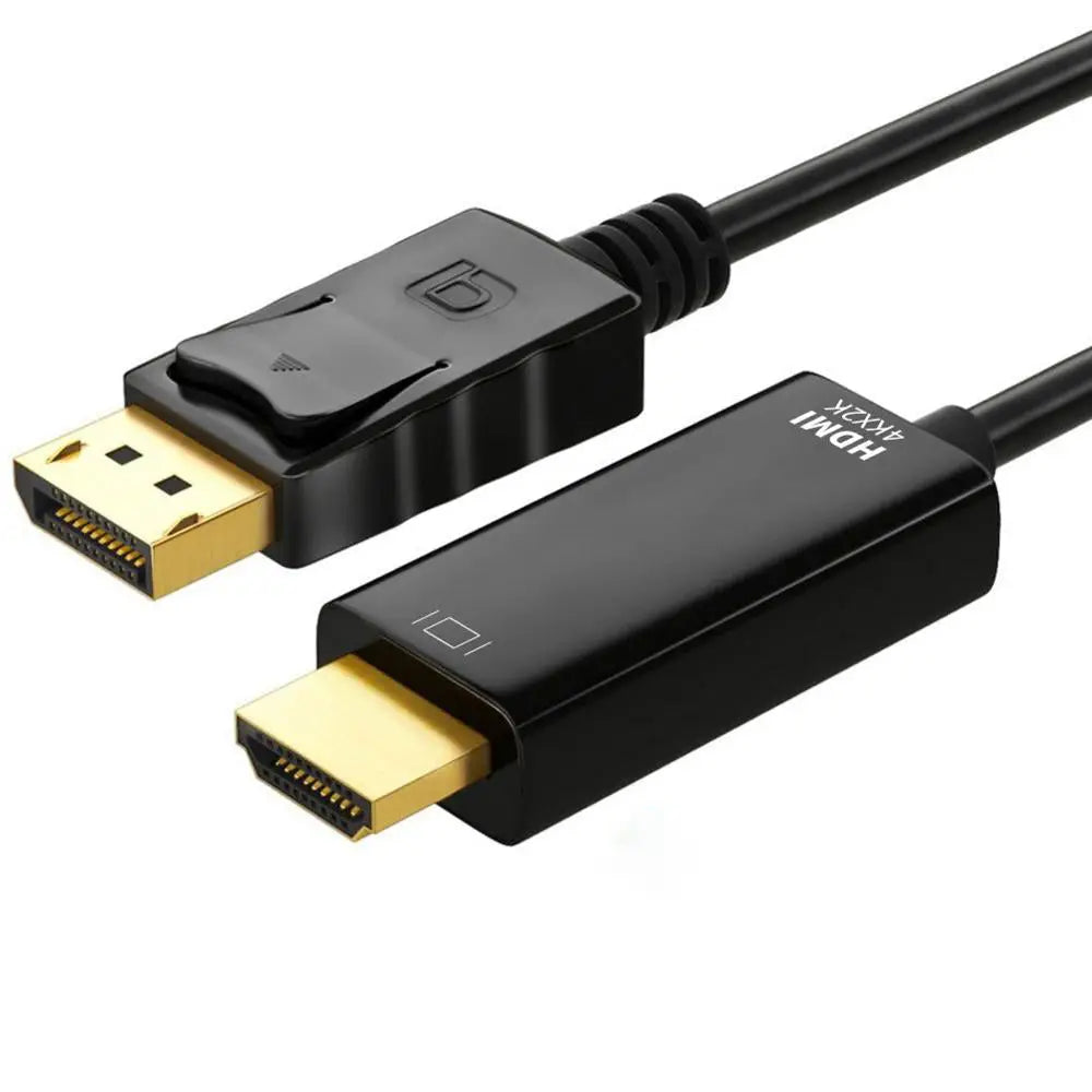 Astrotek 1m DisplayPort DP to HDMI Cable Converter Adapter - Male 4K Resolution For Laptop PC Monitor Projector HDTV
