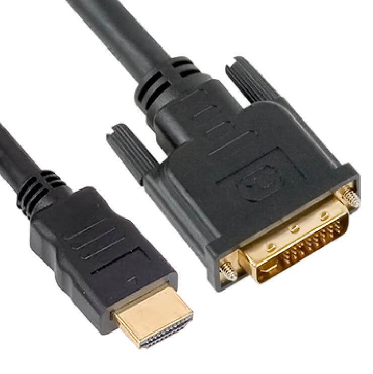 Astrotek 1m HDMI to DVI-D Adapter Converter Cable - Male to Male 30AWG Gold Plated PVC Jacket for PS4 PS3 Xbox 360