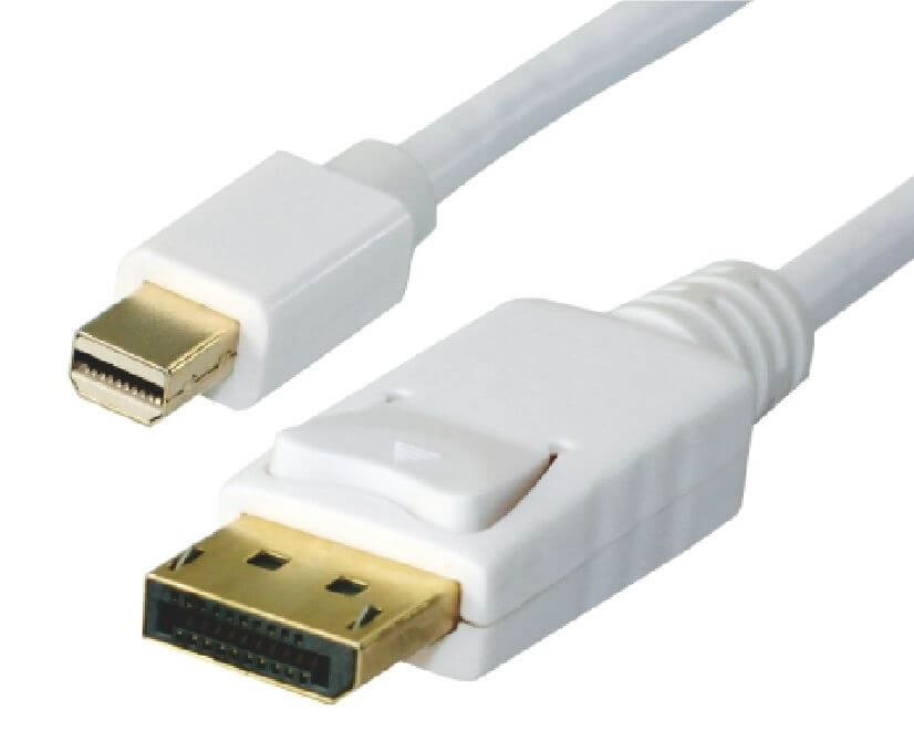 Astrotek 2m Mini DisplayPort DP to DisplayPort DP Converter Cable - Thunderbolt Male to Male DP for MacBook Pro Mac Air
