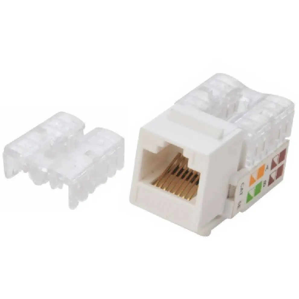Astrotek CAT6 UTP Outlets Network Keystone Jack for Socket kit 10pcs per pack Poly Bag White LS