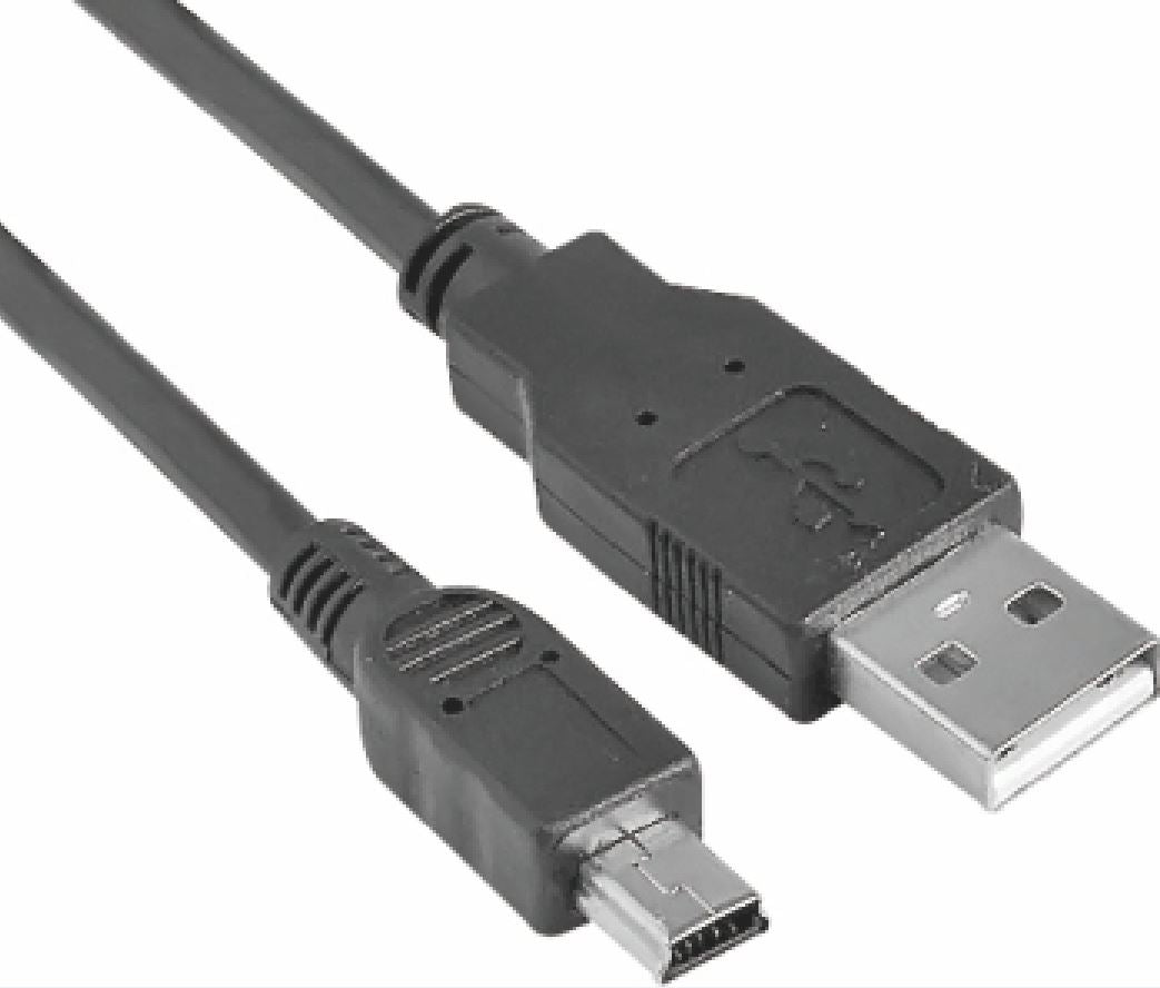 Astrotek USB 2.0 Cable 1m - Type A Male to Mini B 5 pins Black Colour RoHS