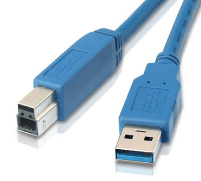 Astrotek USB 3.0 Printer Cable 1m - AM-BM Type A to B Male to Male Blue Colour for External HDD Printer Scanner Docking