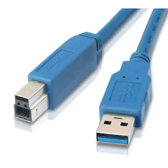 Astrotek USB 3.0 Printer Cable 1m - AM-BM Type A to B Male Blue Colour for External HDD Scanner Docking Station