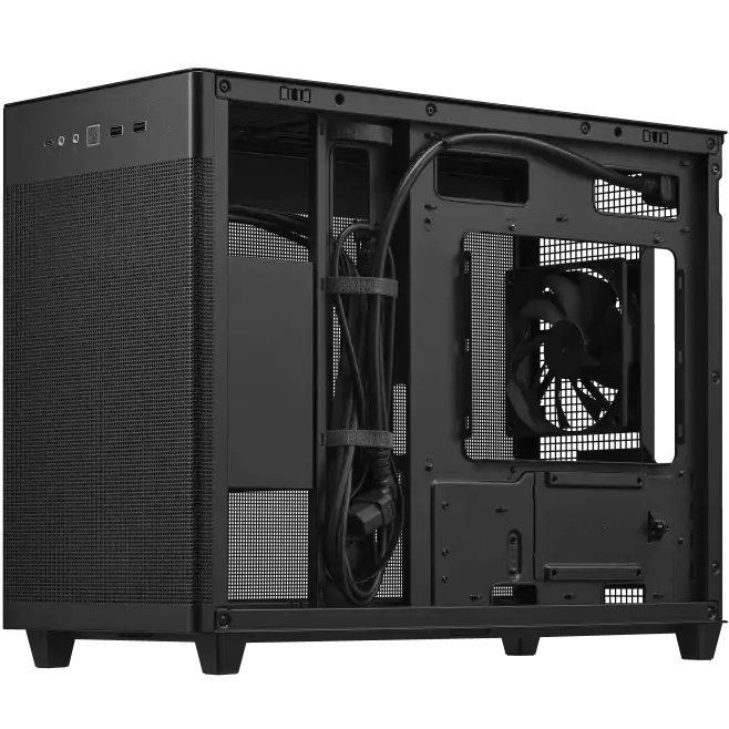 Asus Prime AP201 Mesh Mini Tower Micro Atx Case Black