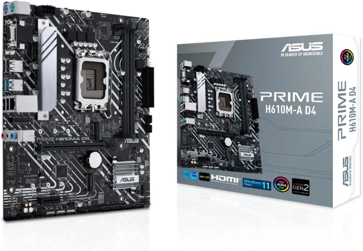 Asus Prime H610M-A LGA 1700 D4 mATX Motherboard