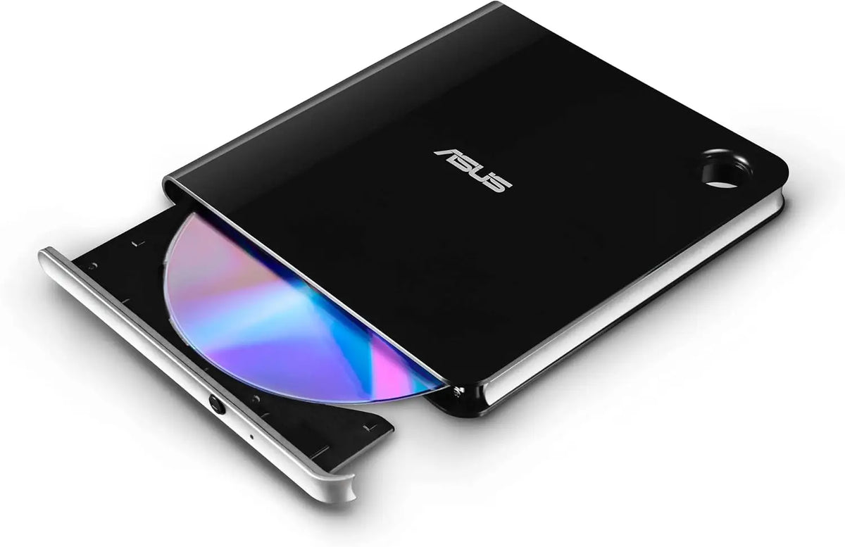 ASUS SBW-06D5H-U External 6X Blu-ray Writer USB 3.1 Gen 1 Type C + A Cable Mac Compatible M-DISC Support Disc