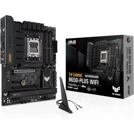 ASUS TUF Gaming B650-PLUS WiFi Motherboard Socket AMD AM5 (Ryzen 7000 ATX PCIe 5.0 DDR5 Memory 14 Power Stages USB 3.2