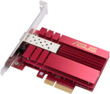 ASUS XG-C100F PCI Express 10-Gbps Gigabit Ethernet Network Adapter PCIe 2.0/3.0 X4 SFP+ Card/Ethernet Card Support