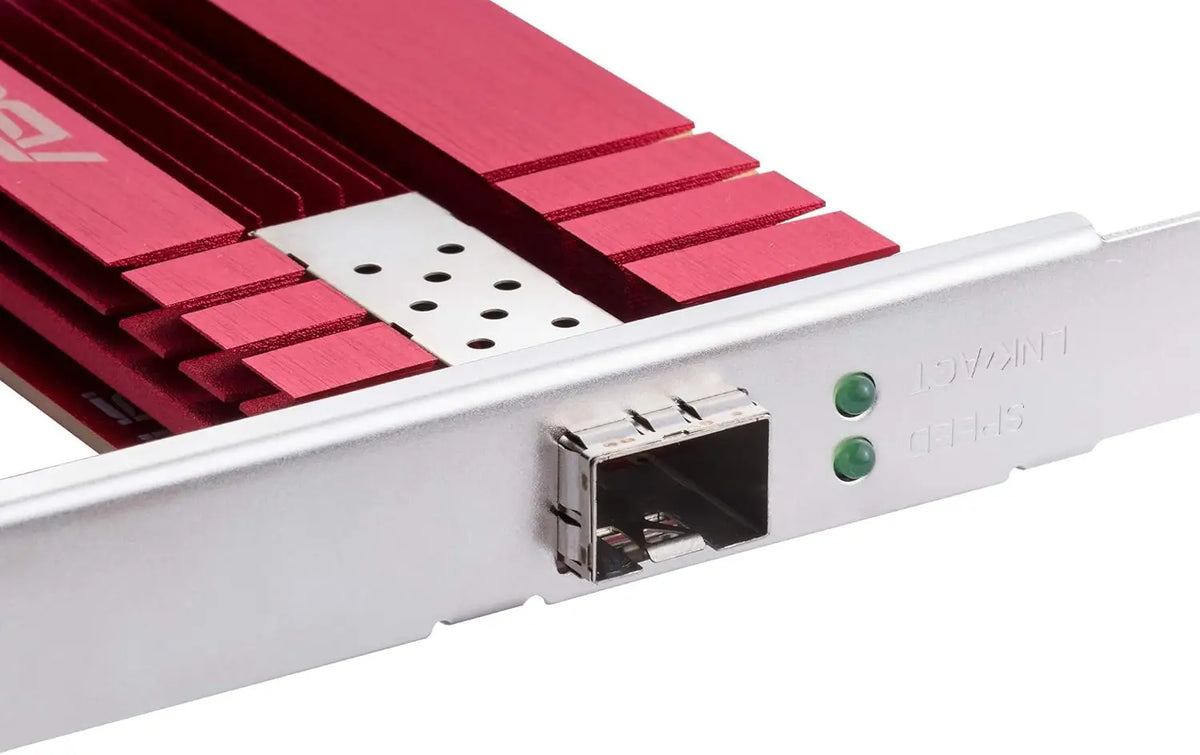ASUS XG-C100F PCI Express 10-Gbps Gigabit Ethernet Network Adapter PCIe 2.0/3.0 X4 SFP+ Card/Ethernet Card Support
