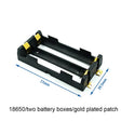 battery holder 18650 smd storage box container power bank with bronze pins rechargeable SMT DIY