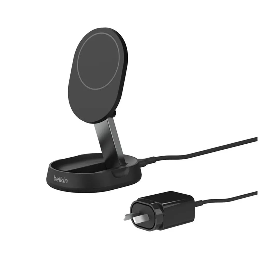 Belkin BoostCharge Pro 15W Magnetic Charging Stand with Qi2 - Black