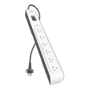 Belkin BSV603 6-Outlet 2-Meter Surge Protection Strip Protects Against Spikes And Fluctuations CEW $30,000,2YR Power