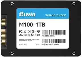Biwin M100 1TB 2.5’’ 550MB/s 500MB/s SATA III 6 GB/s SSD
