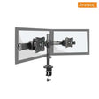Brateck Dual Monitor Arm with Desk Clamp VESA Fit Most 13’-27’