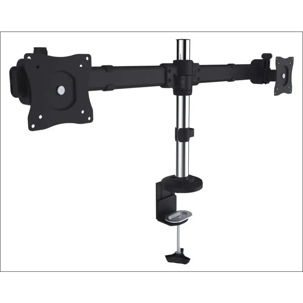 Brateck Dual Monitor Arm with Desk Clamp VESA Fit Most 13’-27’