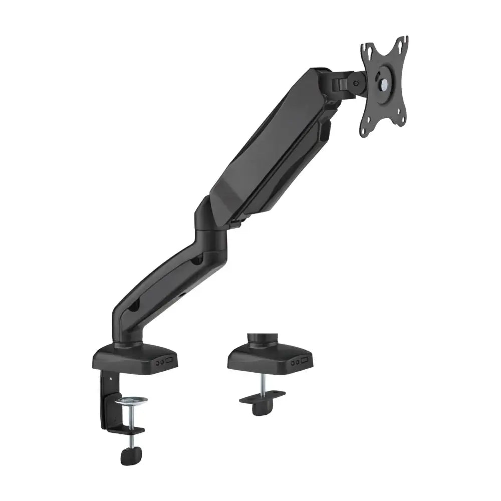 Brateck Economy Single Screen Spring-Assisted Monitor Arm Fit Most 17’’-32’’ Up to 9 kg VESA 75x75/100x100 Matte Black