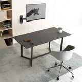 Brateck Single Screen Wall Mounted Articulating Gas Spring Monitor Arm 17’’-32’’,Weight Capacity (per screen) 8kg;