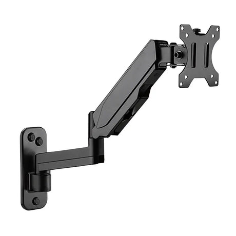 Brateck Single Screen Wall Mounted Articulating Gas Spring Monitor Arm 17’’-32’’,Weight Capacity (per screen) 8kg;