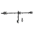 Brateck Triple-Monitor Steel Articulating Monitor Mount Fit Most 17’’-27’’ Up to 9KG VESA 75x75,100x100(Black)