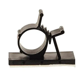 Cable Clamp Adjustable Black / 100 pcs 41.8mm w x 43.5mm - Self Adhesive - 100Pcs Bag