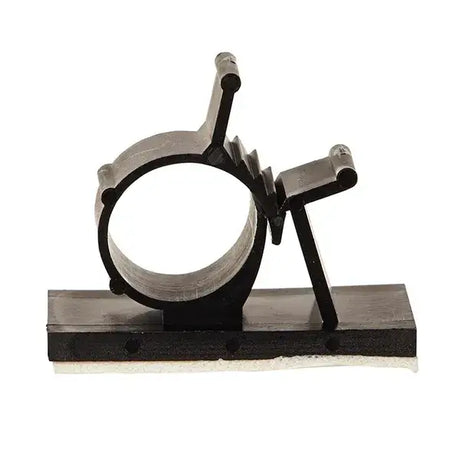 Cable Clamp Adjustable Black / 100 pcs 41.8mm w x 43.5mm - Self Adhesive - 100Pcs Bag