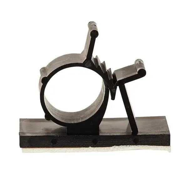 Cable Clamp Adjustable Black / 100 pcs 41.8mm w x 43.5mm - Self Adhesive - 100Pcs Bag