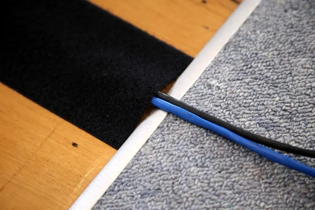 Cable Cover for Hard Floors | Box of 5m Black