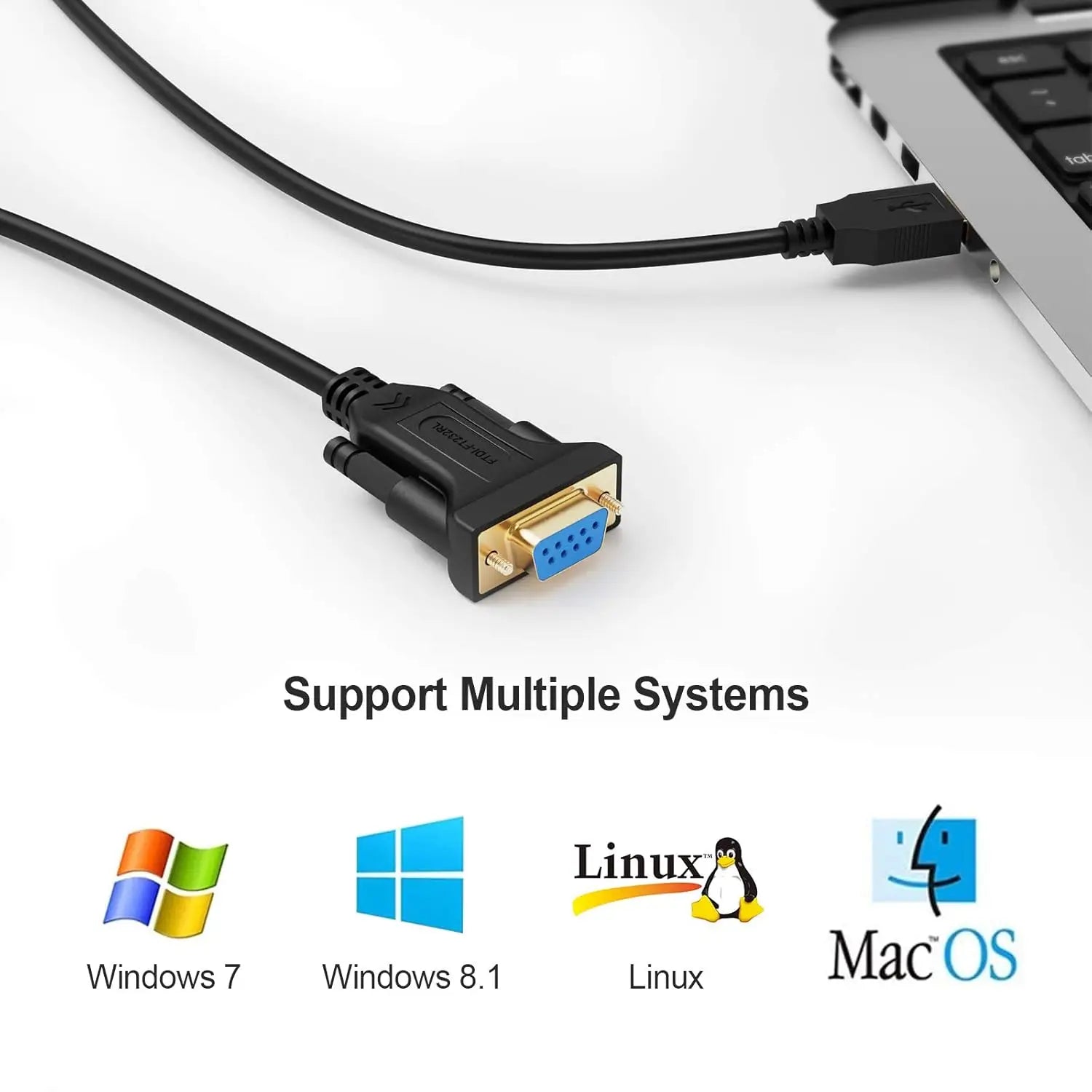 CableCreation USB to RS232 Serial Adapter (FTDI Chip) 10FT DB9 Converter