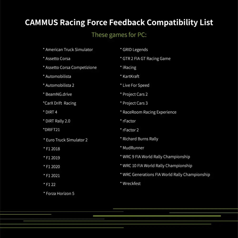 CAMMUS C5 bundle for Base and CS5 Desk Clamp CP5 Pedals (open box)