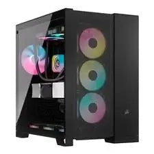 Corsair 6500D Airflow Tempered Glass Mid-Tower E-ATX Case - Black