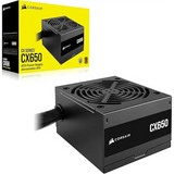 CORSAIR CX650 80 PLUS Bronze Non Modular Low-Noise ATX 650 Watt Power Supply - AU - Black