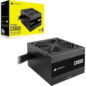 CORSAIR CX650 80 PLUS Bronze Non Modular Low-Noise ATX 650 Watt Power Supply - AU - Black