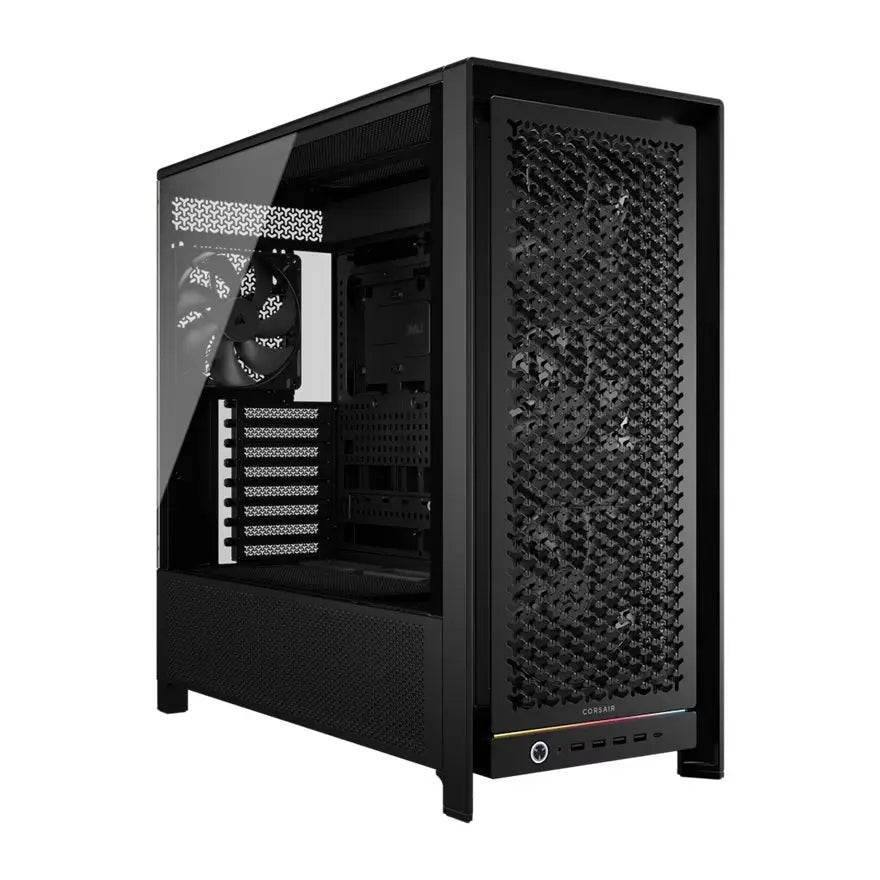 Corsair FRAME 5000D RS HIGH-AIRFLOW MID-TOWER PC CASE - BLACK ATX 450mm GPU 175mm CPU cooler 360mm rad 4x RS140 1x