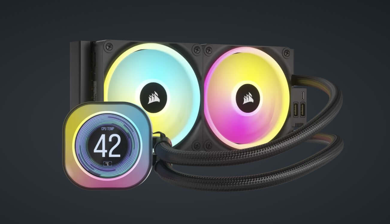Corsair iCUE LINK H100i LCD AIO 240mm Radiator Liquid CPU Cooler 2024