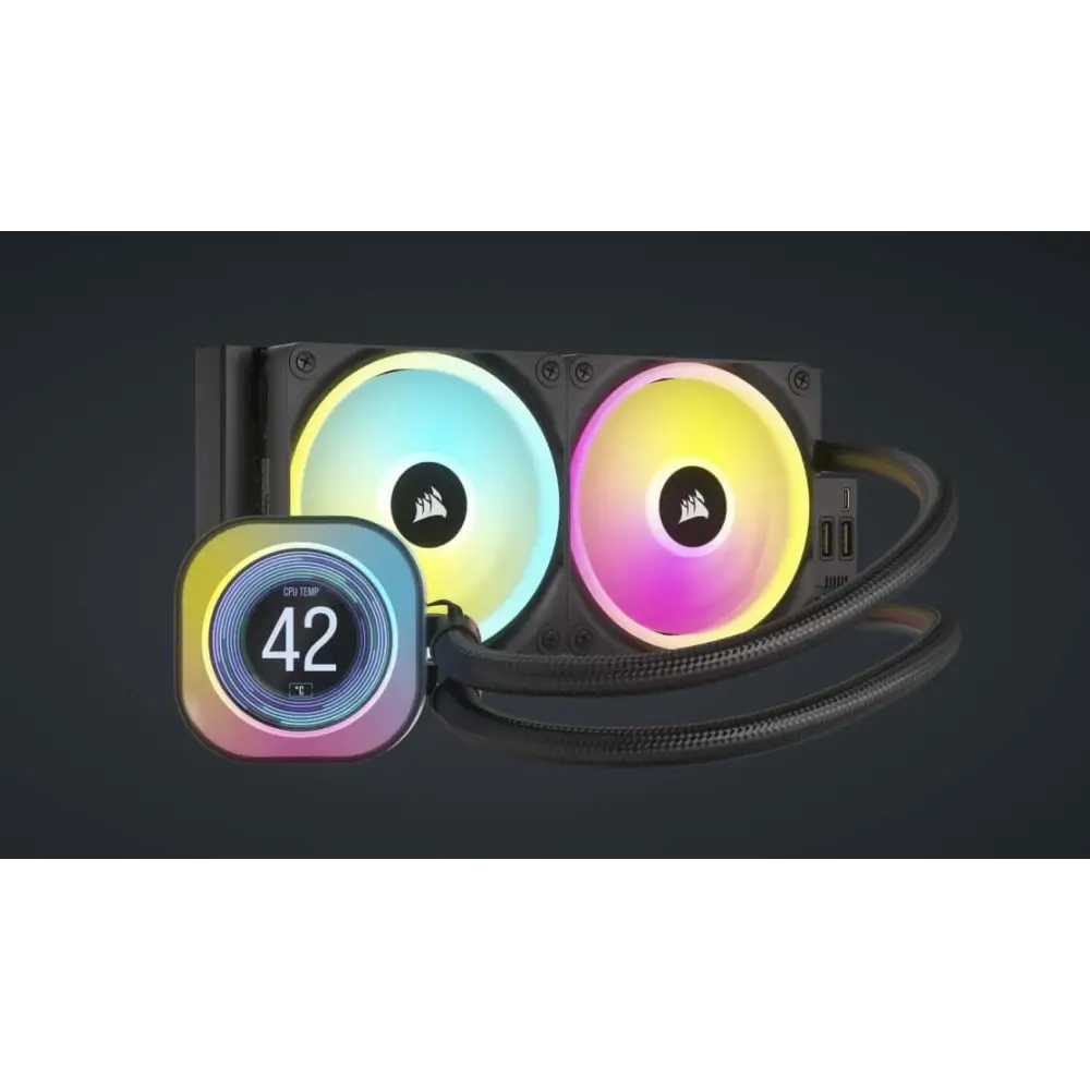 Corsair iCUE LINK H100i LCD AIO 240mm Radiator Liquid CPU Cooler 2024