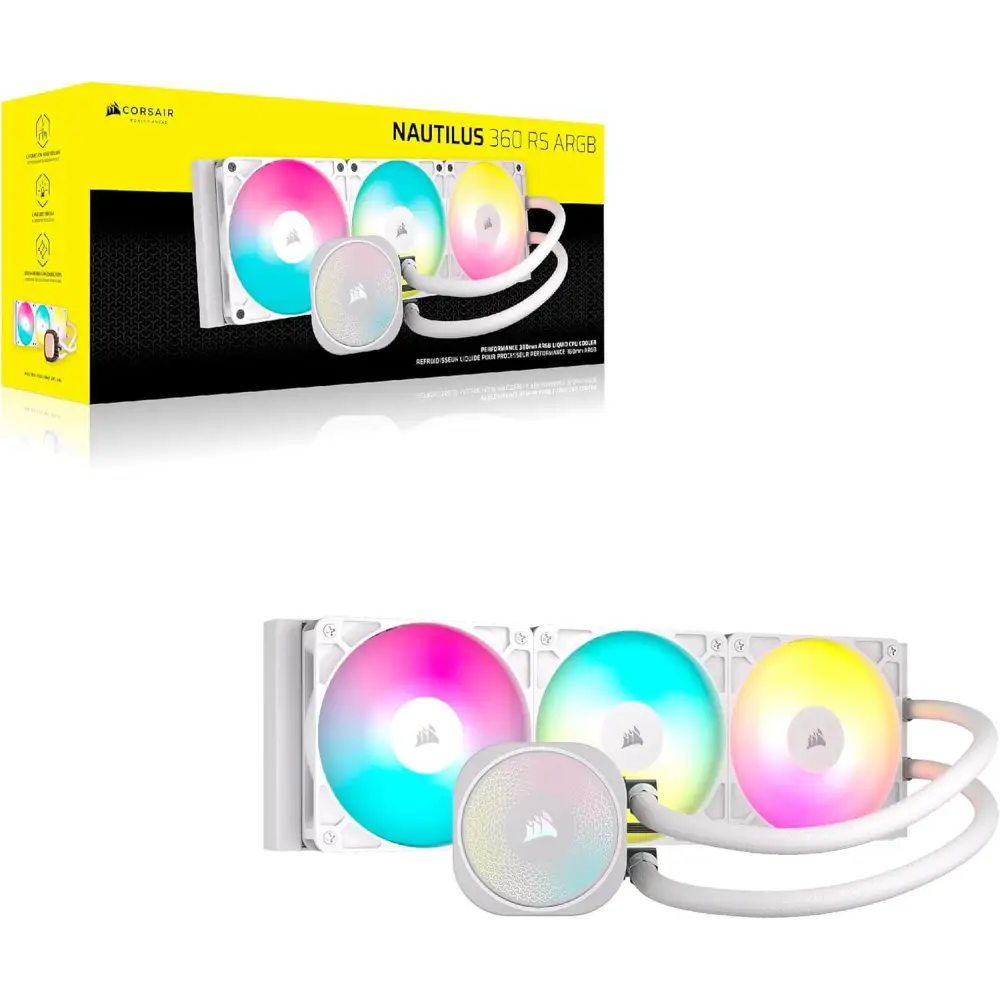 CORSAIR iCUE Link Titan 360 RX RGB Liquid CPU Cooler – 360mm AIO 3X RX120 Fans Included Fits Intel LGA 1851/1700 AMD