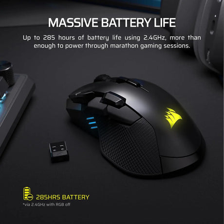 CORSAIR IRONCLAW Wireless SE (2026) Gaming Mouse – Black