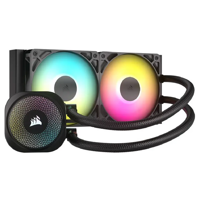 Corsair NAUTILUS 240 ARGB 240mm Liquid CPU Cooler - Black