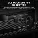 CORSAIR RM1000x Shift (2025) Fully Modular ATX Power Supply – Side Interface Native 12V-2x6 Cable 3.1 & PCIe 5.1