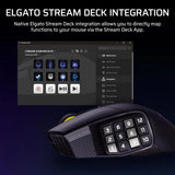 Corsair Scimitar Elite Wireless SE MMO PC Gaming Mouse – 33,000 DPI 16 Programmable Buttons