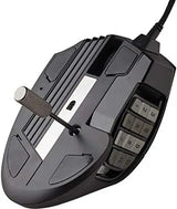 Corsair Scimitar RGB Elite Wired MOBA/MMO Gaming Mouse – 18,000 DPI 17 Programmable Buttons iCUE Compatible PC Mac PS5