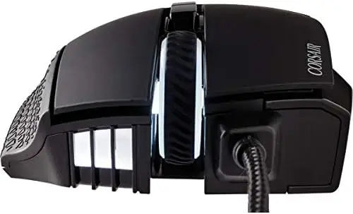 Corsair Scimitar RGB Elite Wired MOBA/MMO Gaming Mouse – 18,000 DPI 17 Programmable Buttons iCUE Compatible PC Mac PS5