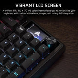 CORSAIR Vanguard 96 Wired Mechanical Gaming Keyboard – 96% Layout MLX Plasma Linear Switches 8000Hz Polling LCD Display